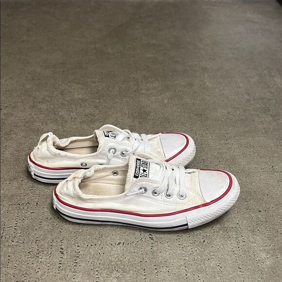 Converse Kids Cream and Red Sneakers - Picture 6 of 8